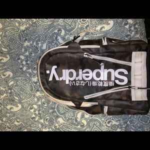 Superdry camo backpack